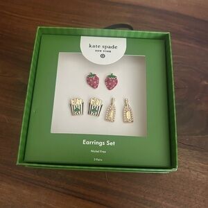 Kate Spade New York x Target Mixed Novelty Stud Earrings  In Hand